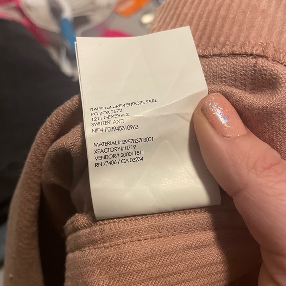 Club Monaco Corduroy Mini Skirt - Blush - Picture 8 of 10